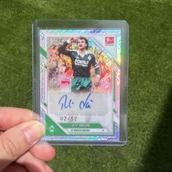 Topps Chrome Rudi Voller LogoFractor Auto