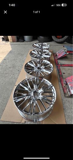 Chevy rims and tires 22” with 6x139.7