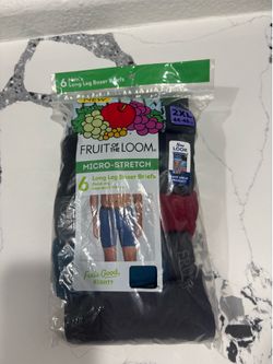 Fruit of the loom long leg boxer briefs 2xl 6 pack