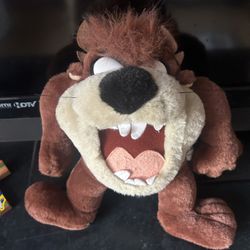 Vintage Tazmain Devil Six  Flags Plush