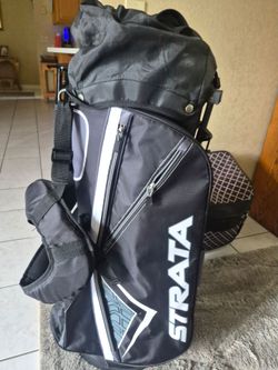 Strata golf bag with stand