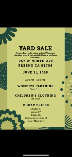 Yard Sale
