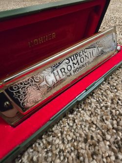 Harmonica Hohner Super Chromonica 270 Chromatic Harmonica Key Of C VINTAGE