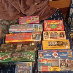 Vintage Baseball Card Sets And 1 Football Card Set (NEGOTIATABLE)