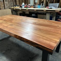 Stunning Redwood Dining Table 