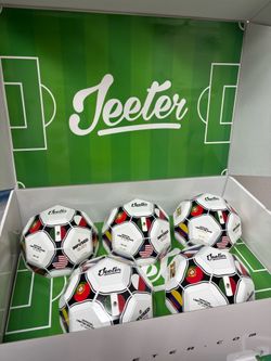 Fifa World Cup Ball Jeeter Collectable 6pk