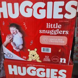Huggies Newborn  112 Count $30 Each Box. 