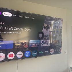 85 Inch Smart Tv. QLED. Google TV 
