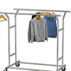 Double Clothing Rack