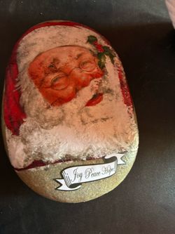 Santa Claus On A Rock