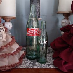 Old COCACOLA bottles 80s