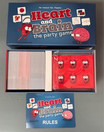 NEW Heart and Brain Party Card Game just $7 