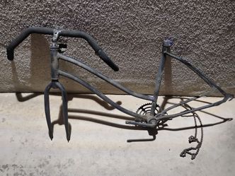 Bicycle frame, heavy metal