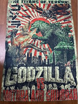 Godzilla vs. Mothra and Ghidorah Tapestry