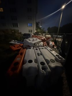 Plastic Water Barriers