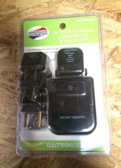International comverter and plug set!