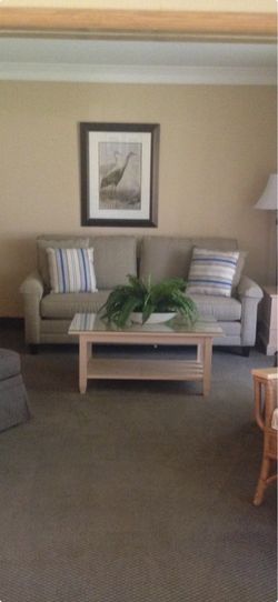 Beautiful Bassett Love Seat Queen Sofa