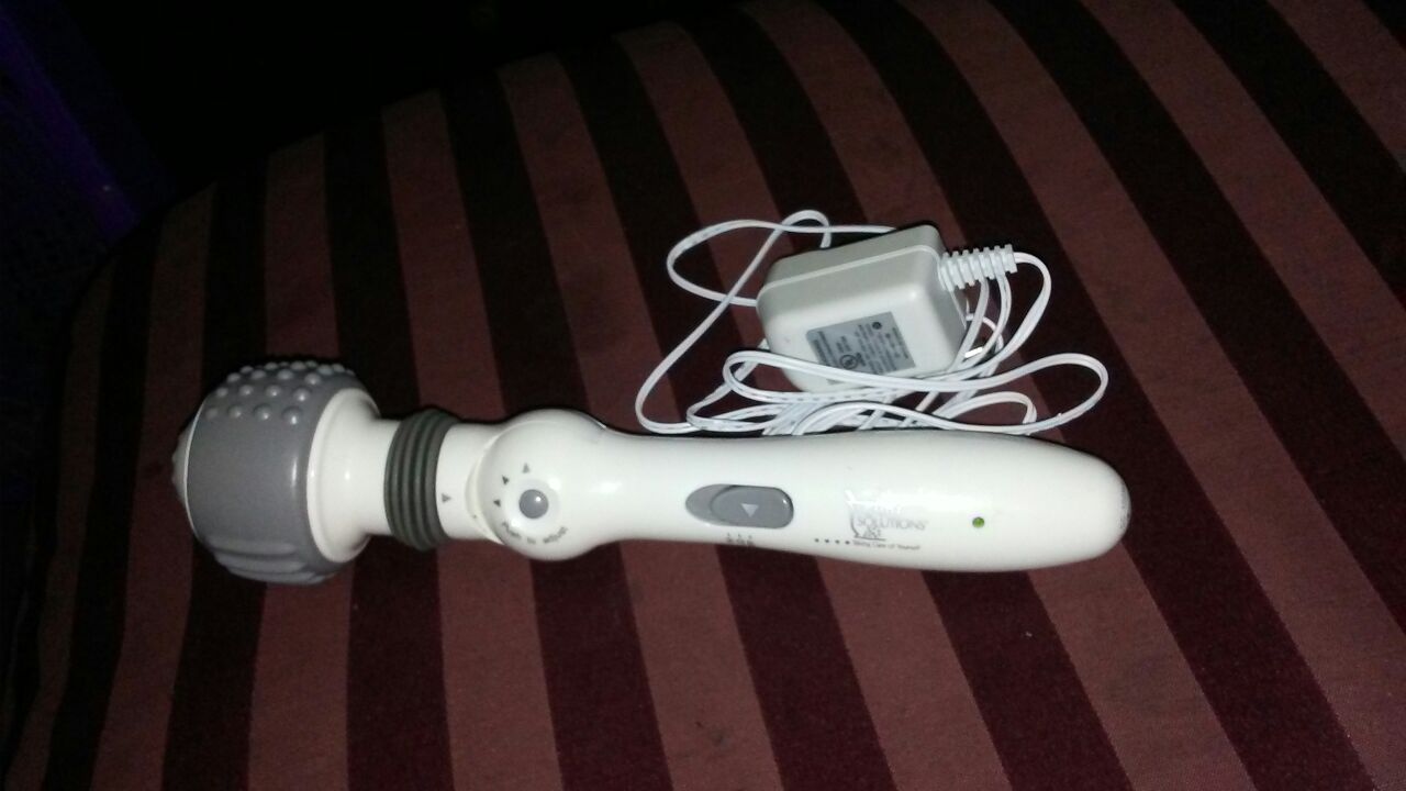 Health Solutions Rechargeable Massager Vibrator Cordless 2 Speed Adjustable