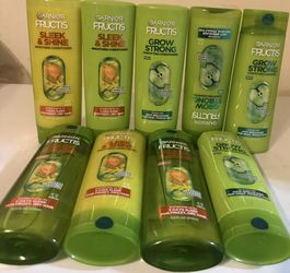 GARNIER fructis shampoo and conditioner 