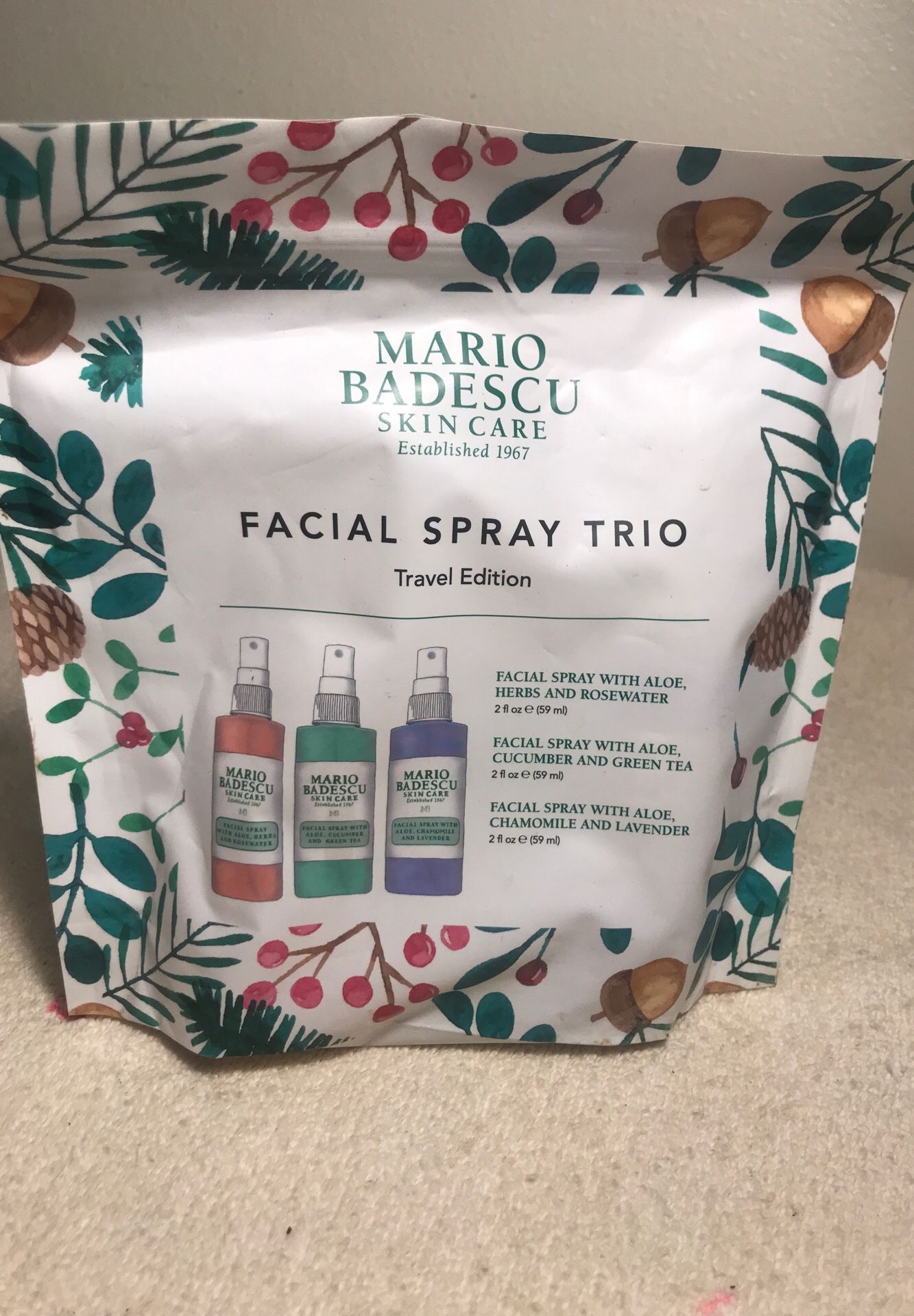 MARIO BADESU SKING CARE FACIAL SPRAY