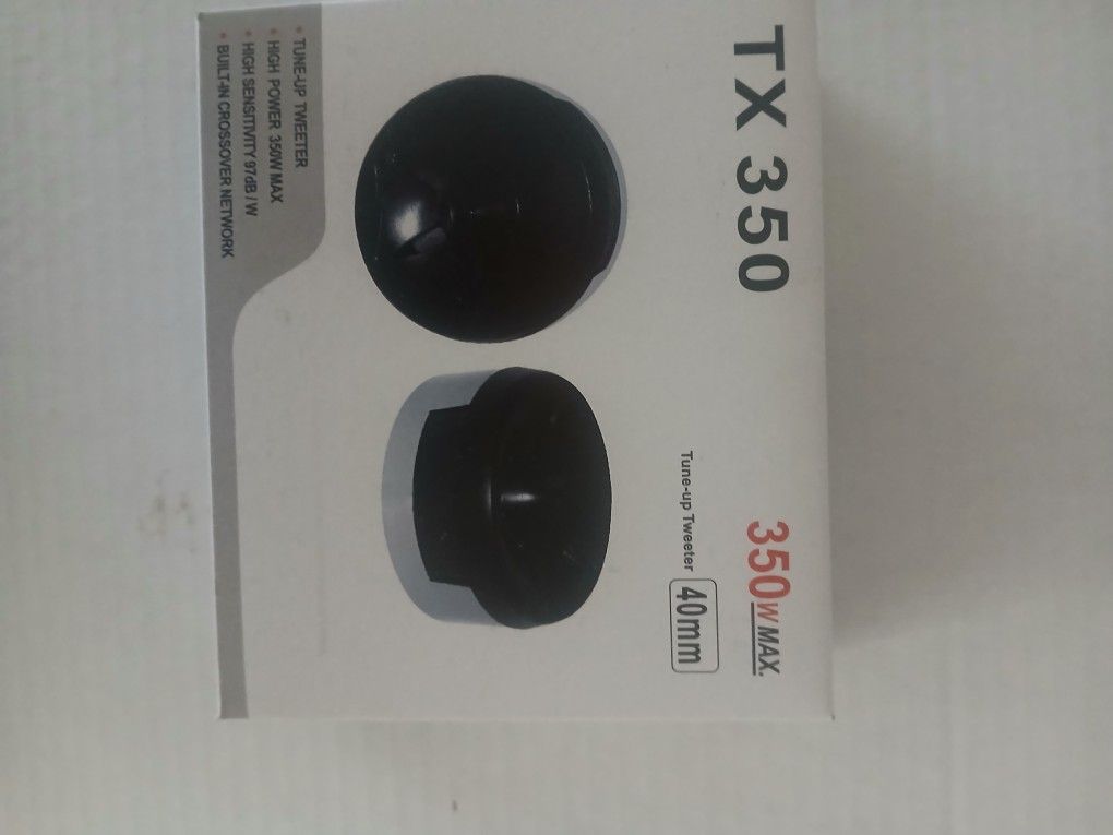 TX350 Audio Tweeters Brand New In The Box 