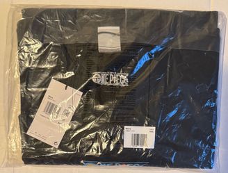 Nike x One Piece Men’s T-Shirt Black Size 2XL