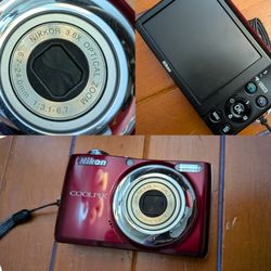 Retro Nikon Coolpix L22 12.0MP Digital Camera Red  moving sale