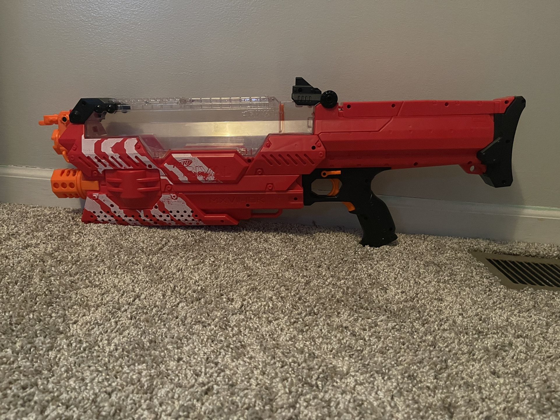 Nerf Gun: Nerf Rival Nemesis MXVII-10K, Red (Amazon Exclusive)