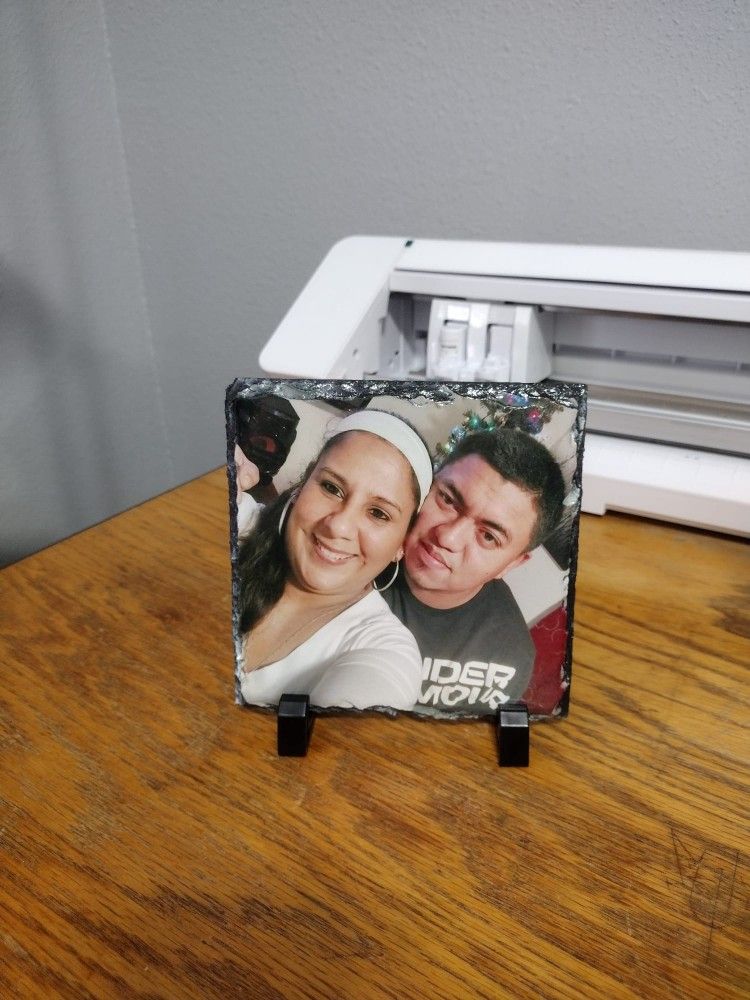 Custom Photo Frame Glass And Rock
