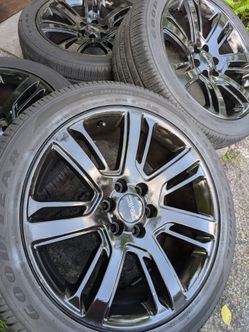 RIMS AND TIRES 22" SILVERADO YUKON DENALI SIERRA