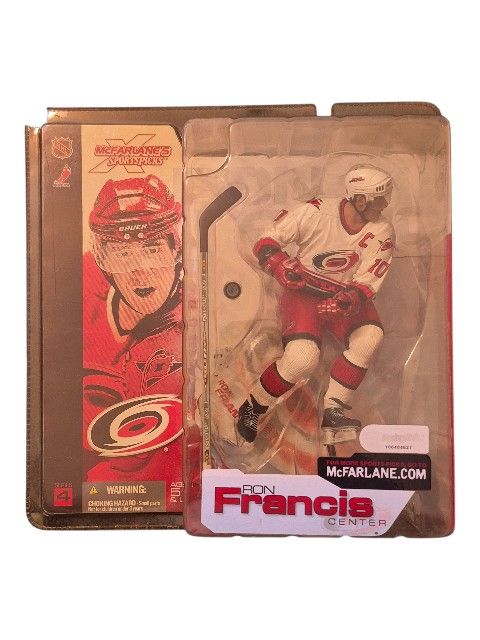 McFarlane SportsPicks NHL Series 4 Ron Francis (Carolina Hurricanes) Action Figure – Sealed