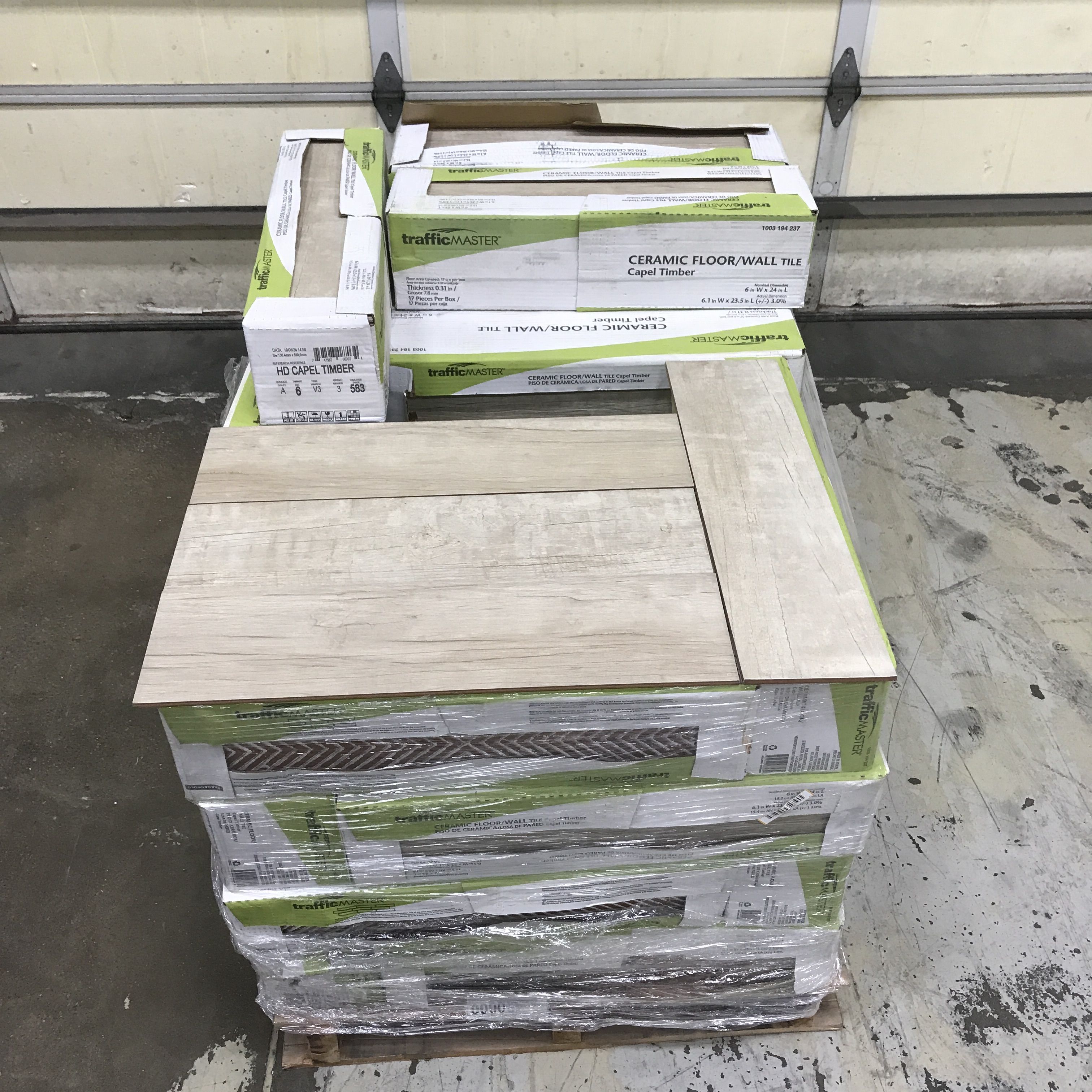 504 sq. ft. Capel Timber 6x24 Ceramic Tile