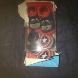 Marvel Captain America Socks New Infant 