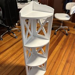 Corner Shelf Stand, Wood