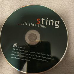 Free Sting CD All This Time 