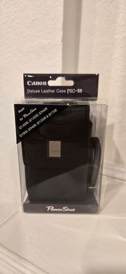 Brand New Canon PowerShot Camera Deluxe Leather Case