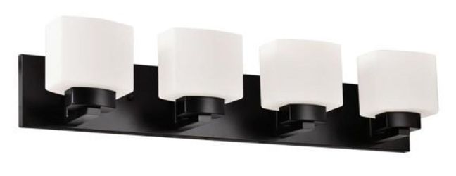 Design House 24" 3-Light Matte Black Vanity Light