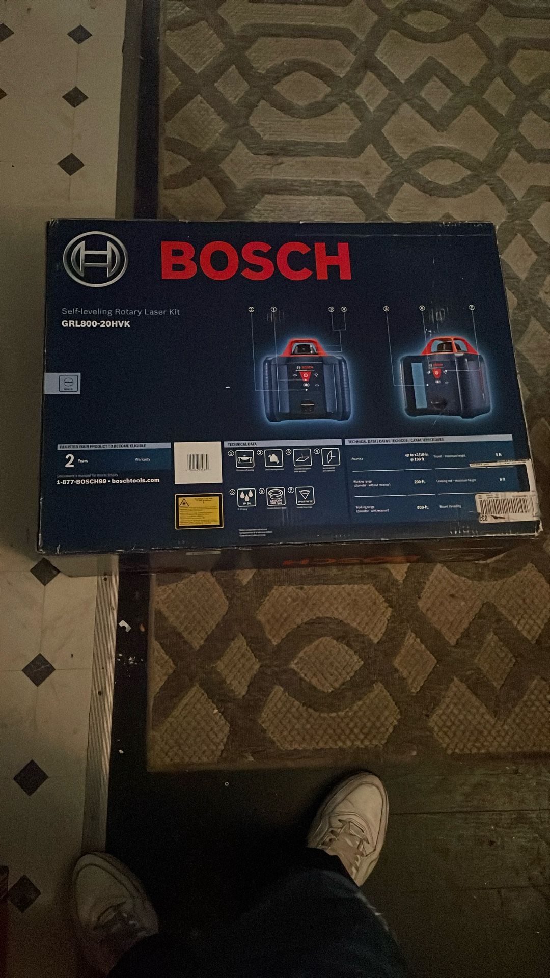 BRAND NEW BOSCH SELF LEVELING ROTARY KIT 