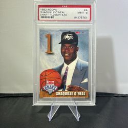 1992 Shaq Rookie PSA 9 Hoops Draft