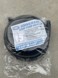 Universal Sump Pump Hose Kit - New.