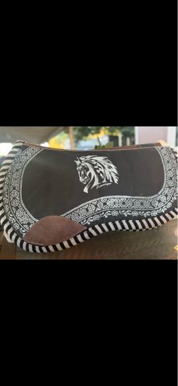 Western Horse Saddle Pad Print
