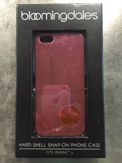 Bloomingdales Hard Shell Snap-On iPhone 5 Phone Case