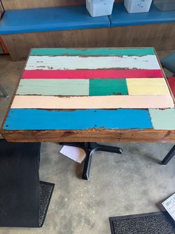 repurposed wood tables