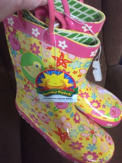 Sunny Patch Rain Boots 12/13 new