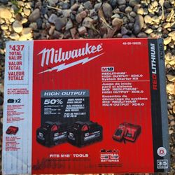 Milwaukee M18 High Output XC6.0 Starter Kit