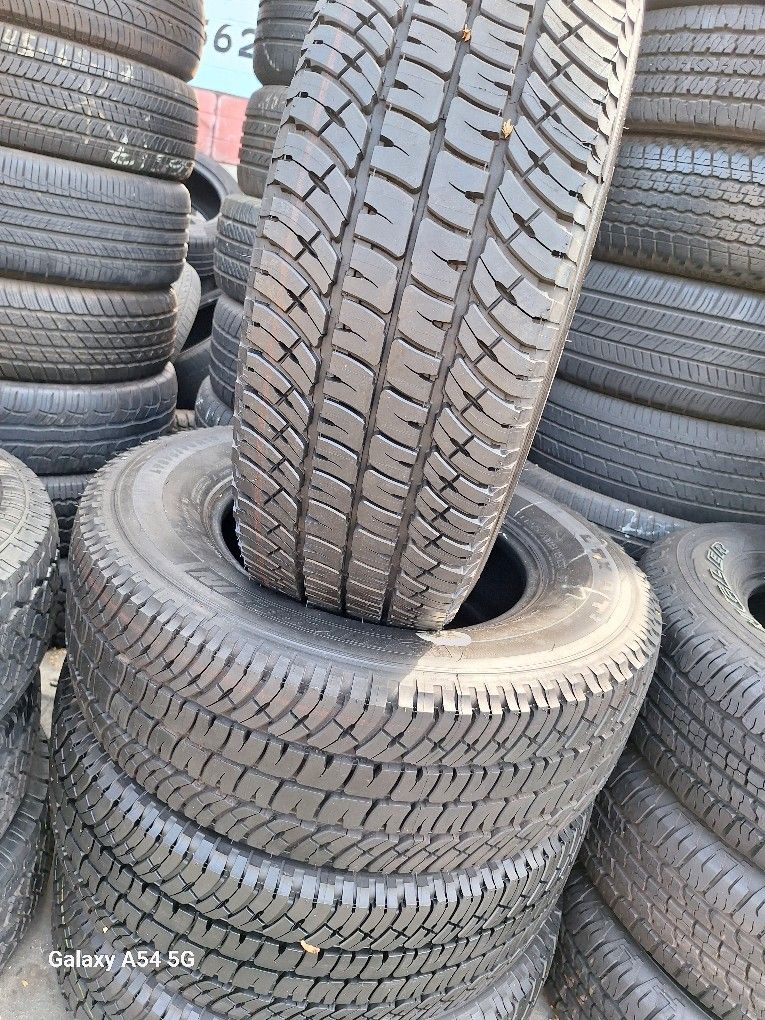 LT 275/70/18/ $400 MICHELIN SEMI NEW FOUR TIRES