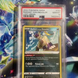 2022 Pokemon SWSH Radiant HSN Sneasler