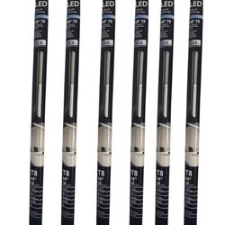 GE LED T8 48 Inch Fluorescent, 2200 lumen, 4000K, 6 Packs