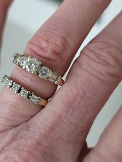 Engagement And Wedding Band Set