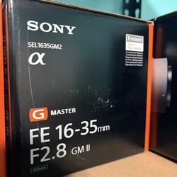 Sony 16-35mm 2.8 gm2